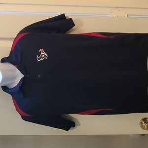 Texans Men's Polo TX3 Cool NFL Team Apparel Size Med